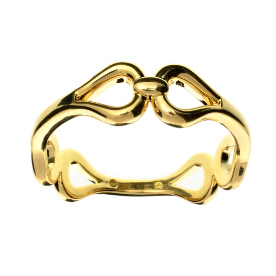 Fine Jewelry Rare And Equisite Custom Made 14KT. Gold, Ladies Italian Bracelet