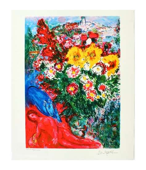 MARC CHAGALL Les Soucis, LXXXIV of CCLXXV