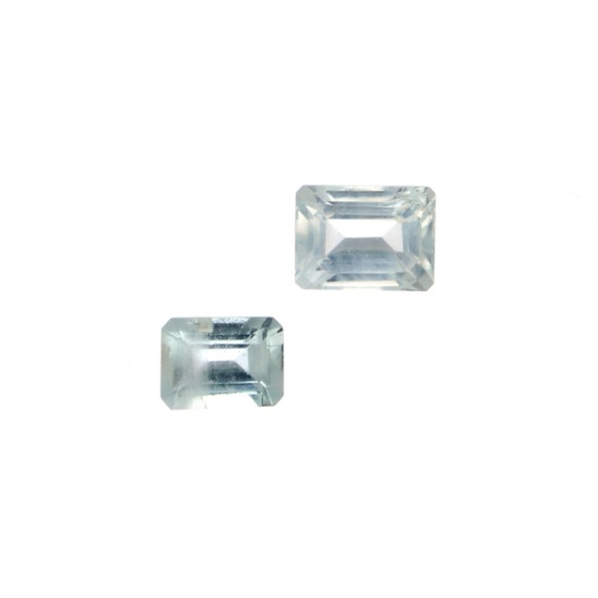 APP: 1.1k 2.66CT Rectangular Step Cut Aquamarine Parcel