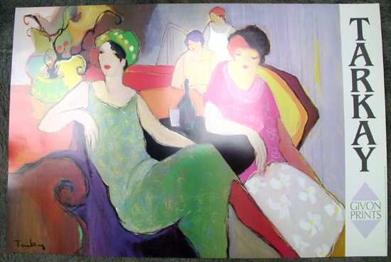 TARKAY (After) In The Lounge Print, 36'' x 24''