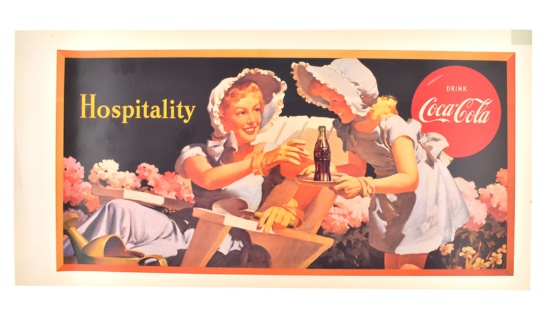 Collectable Coca Cola Advertising Poster (19'' x 10'')(Dimensions Are Approximate)