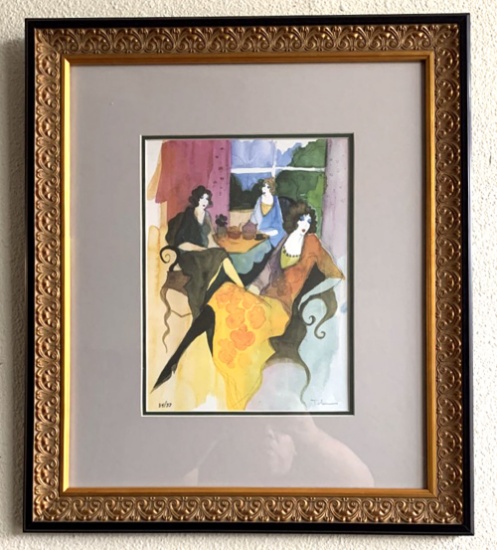 Outstanding Limited Edition Tarkay Lithograph ''''Disregarding'''' 19.25''''x 22.25'''' Plate Signed