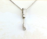 ''The New Genesis'' Diamond and Sterling Silver Necklace
