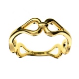 Fine Jewelry Rare And Equisite Custom Made 14KT. Gold, Ladies Italian Bracelet