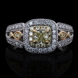 APP: 6.2k 1.02ctw Fancy Yellow Diamond 14K White Gold Ring (Vault_R16_38738)