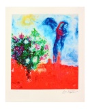 MARC CHAGALL Couple Above St. Paul, XCVIII of CCLXXV
