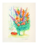 MARC CHAGALL Bouquet with Bowl of Cherries, LIII of CCLXXV