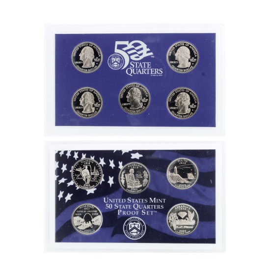 2003 United States Mint 50 State Quarters Proof Set Coin