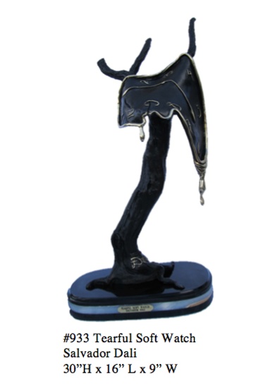 Bronze Dali "Tearful Soft Watch" 30" H x 16" L x 9" W -Great Investment- (Vault_AS)