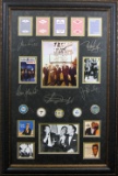 The Rat Pack Chips and Cards Museum Framed Collage 02 - Plate Signed (Vault_BA)