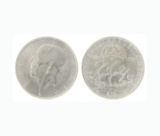 Rare 1938 Sweden 2 Kronor 300th Anniversary - Settlement of Delaware