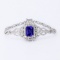 App: $37,191 8.91ct Tanzanite and 3.46ctw Diamond 14K White Gold Bracelet (GIA CERTIFIED)