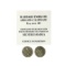 854-1011 0.54 gram A.D. Habbari Emirate Abbasid Caliphate Silver Damma Coin