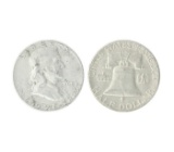 1961 U.S. Benjamin Franklin Half Dollar Coin