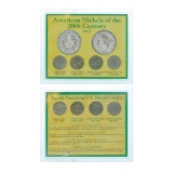 4pc. American Nickel Of The 20th Century (Liberty Head, Buffalo, Jefferson & Wartime silver Coins)