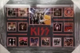 Rare KISS Mini Album Covers Museum Framed Collage