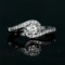 14 kt. White Gold, 0.50CT Round Brilliant Cut Diamond Engagement Ring (VGN A-59) (Vault_V)