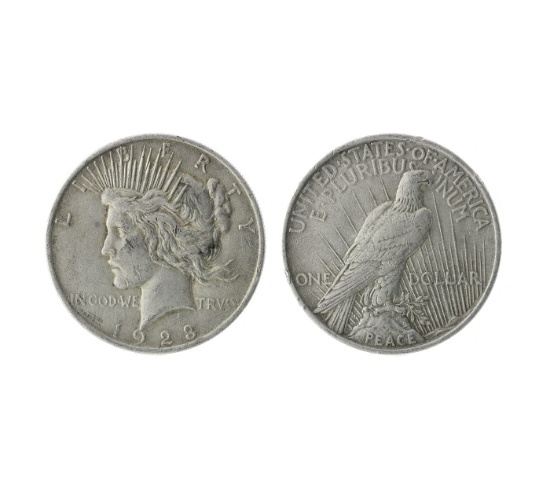1922 U.S. Peace Silver Dollar Coin
