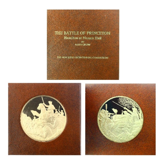 1977 Solid Bronze Proof Commemorating The 200th Anniversary of the 1777 Princeton Battle