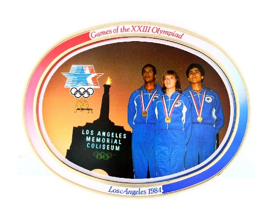 Los Angeles 1984 Olimpic Games Tray  Collectable