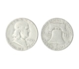 1952 U.S. Benjamin Franklin Half Dollar Coin
