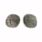 Ancient 415-455 A.D. Kumaragupta Gupta Empire Denarius Silver Coin