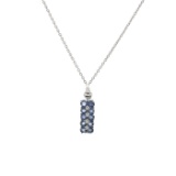 Sapphire Sterling Silver Pendant