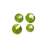 4.81CT Round Cut Peridot Parcel