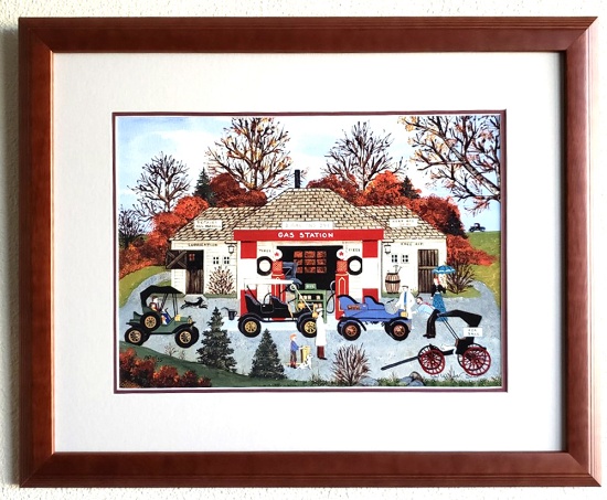 Wooster Scott - "The Good Old Days" Framed Giclee Original Signature & Numbered Editon with Certific