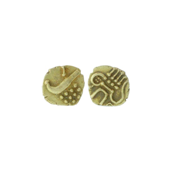 1795-1850 India Fanam 0.585 purity Gold Coin