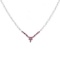 Ruby Sterling Silver Pendant