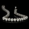 Brand New 5.00ct Diamond Tennis Bracelet in 14KT White Gold Custom Setting! Round Brilliant Cut Hand