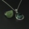 Chrome Diopside Ring Size 6.5 and Emerald Pendant Sterling Silver Collection