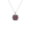 Ruby Sterling Silver Pendant
