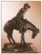Norther Bronze by Frederic Remington Rendition 9.5