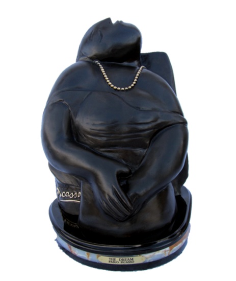 Bronze Picasso "The Dream" Rendition 18" H x 15" L x 14" W (Vault_AS)