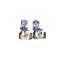 0.50CT Oval Cut Tanzanite And Sterling Silver Earrings