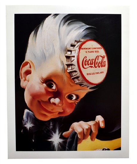 Collectable Coca Cola Advertising Poster (16" x 20") (Dimensions are Approximate)