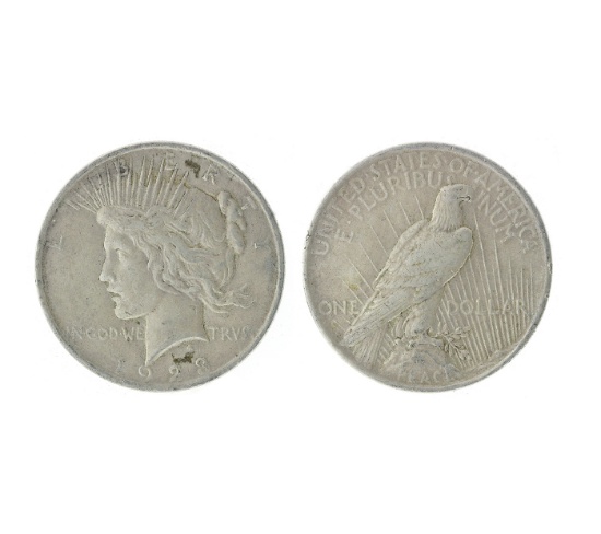 1923 U.S. Peace Silver Dollar Coin