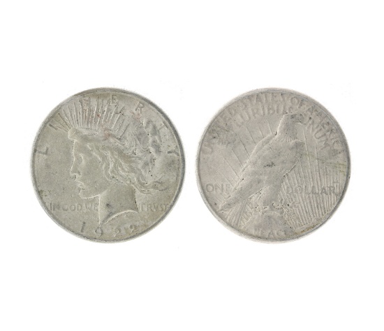 1922 U.S. Peace Silver Dollar Coin