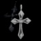 18KT White Gold, 1.97CT Round Brilliant Cut Diamond Pendant (VGN B-138)