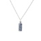 Sapphire Sterling Silver Pendant