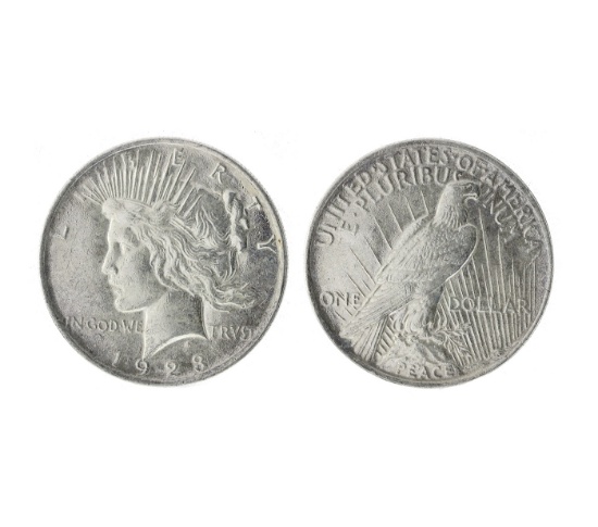 1923 U.S. Peace Silver Dollar Coin