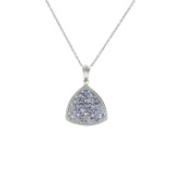 Tanzanite Sterling Silver Pendant