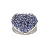 Tanzanite 925 Sterling Silver Size 5 Ring