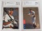 *2 GRADED BASEBALL CARDS