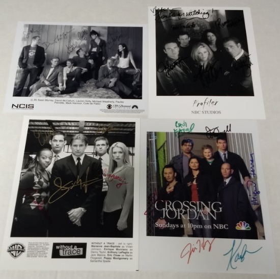 *4 AUTOGRAPHED PHOTOS