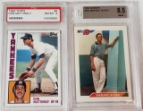 *2 TOPPS GRADED BASEBALL CARDS