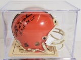 *OTTO GRAHAM AUTOGRAPHED MINI HELMET