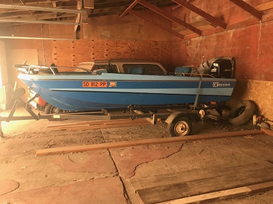 1977 Forester 15' Fiberglass Boat